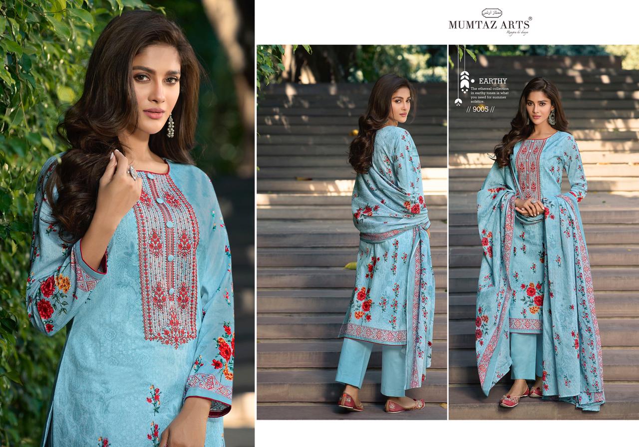 mumtaz arts rango ki duniya parineeta edition pure lawn cotton elegant salwar suit catalog