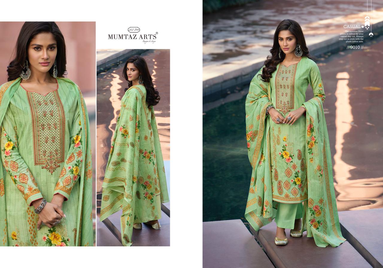 mumtaz arts rango ki duniya parineeta edition pure lawn cotton elegant salwar suit catalog