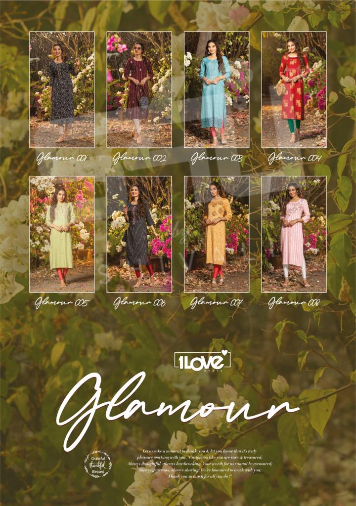 s4u Glamour rayon gorgeous look kurti catalog