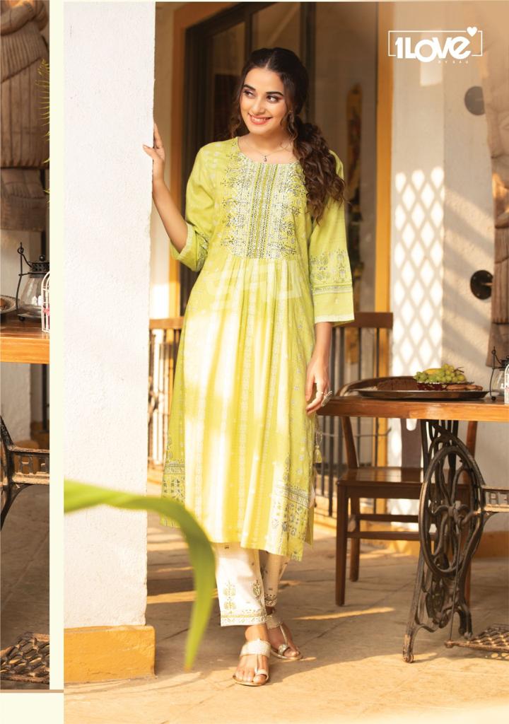 s4u indi chic vol 2 rayon graceful look kurti with pant catalog