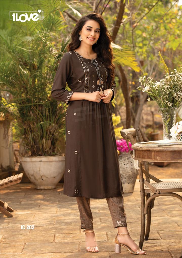 s4u indi chic vol 2 rayon graceful look kurti with pant catalog