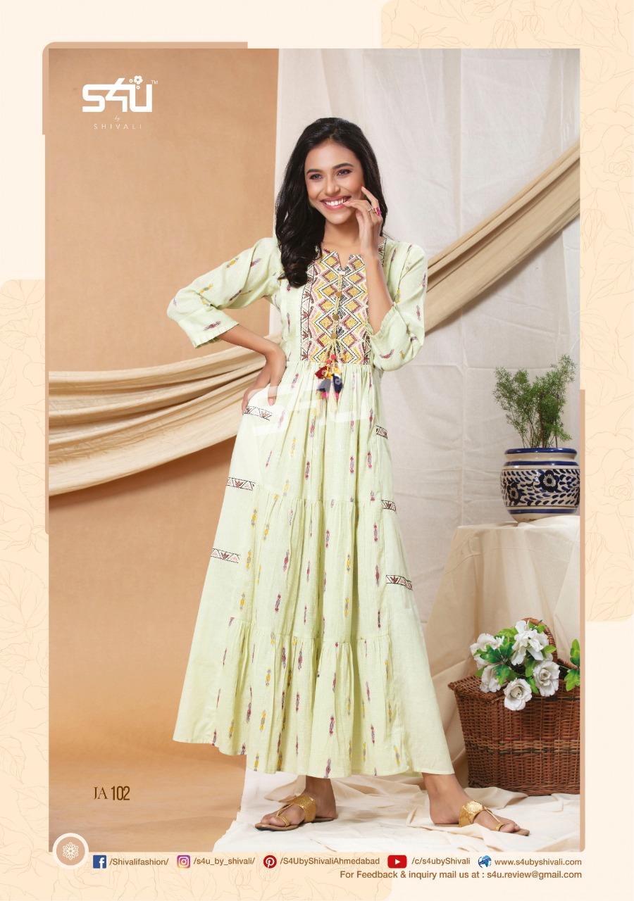 s4u jasmine cotton elegant gown  catalog