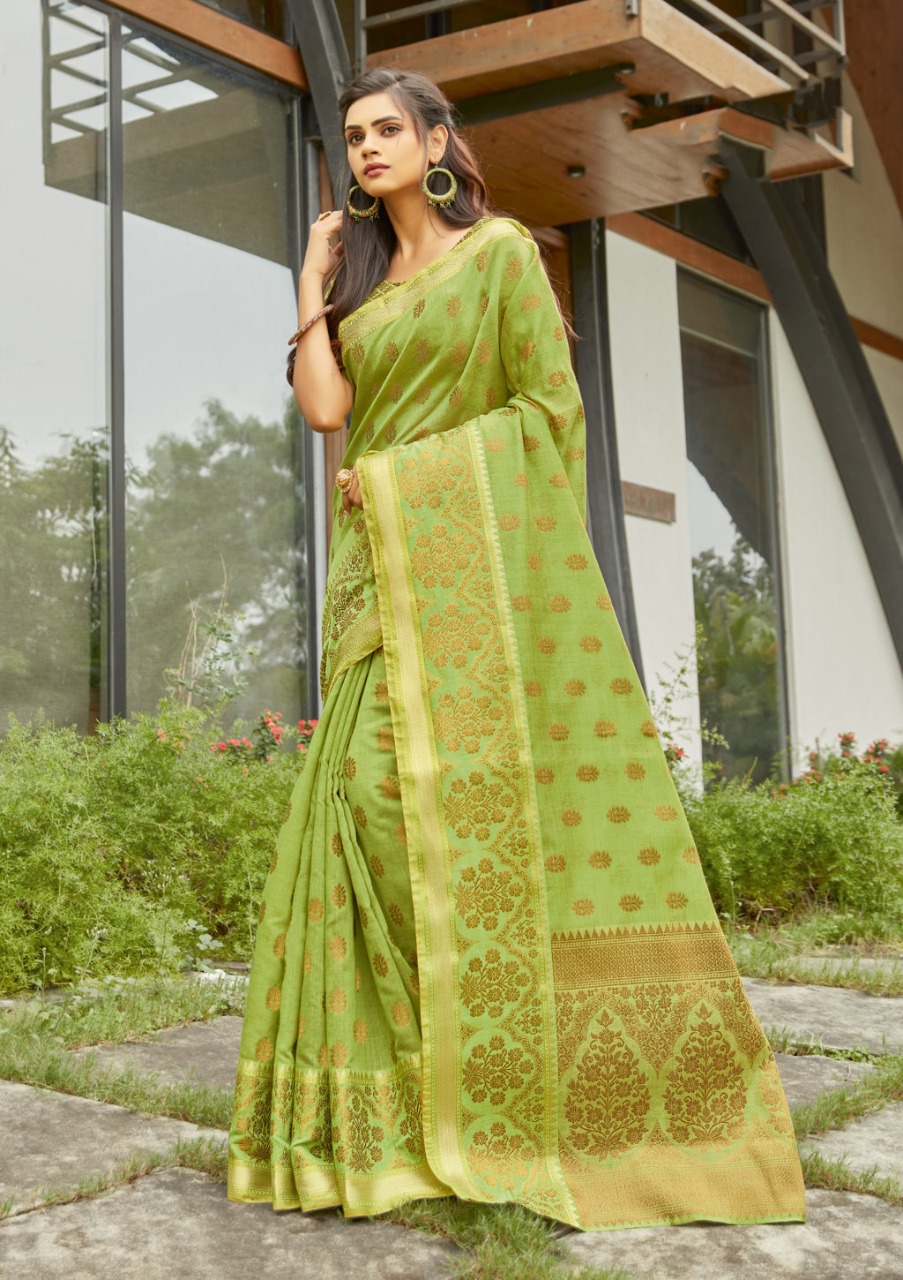 sangam prints desi hadloom cotton decent look saree catalog