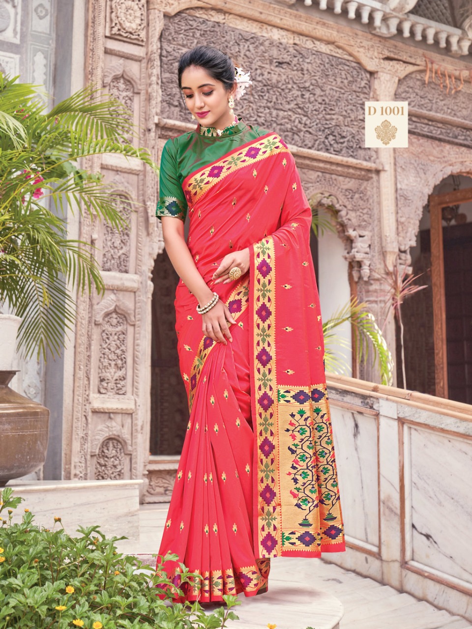 sangam prints kaira silk 2 silk festive look saree catalog