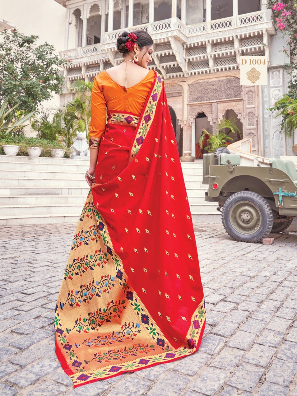 sangam prints kaira silk 2 silk festive look saree catalog