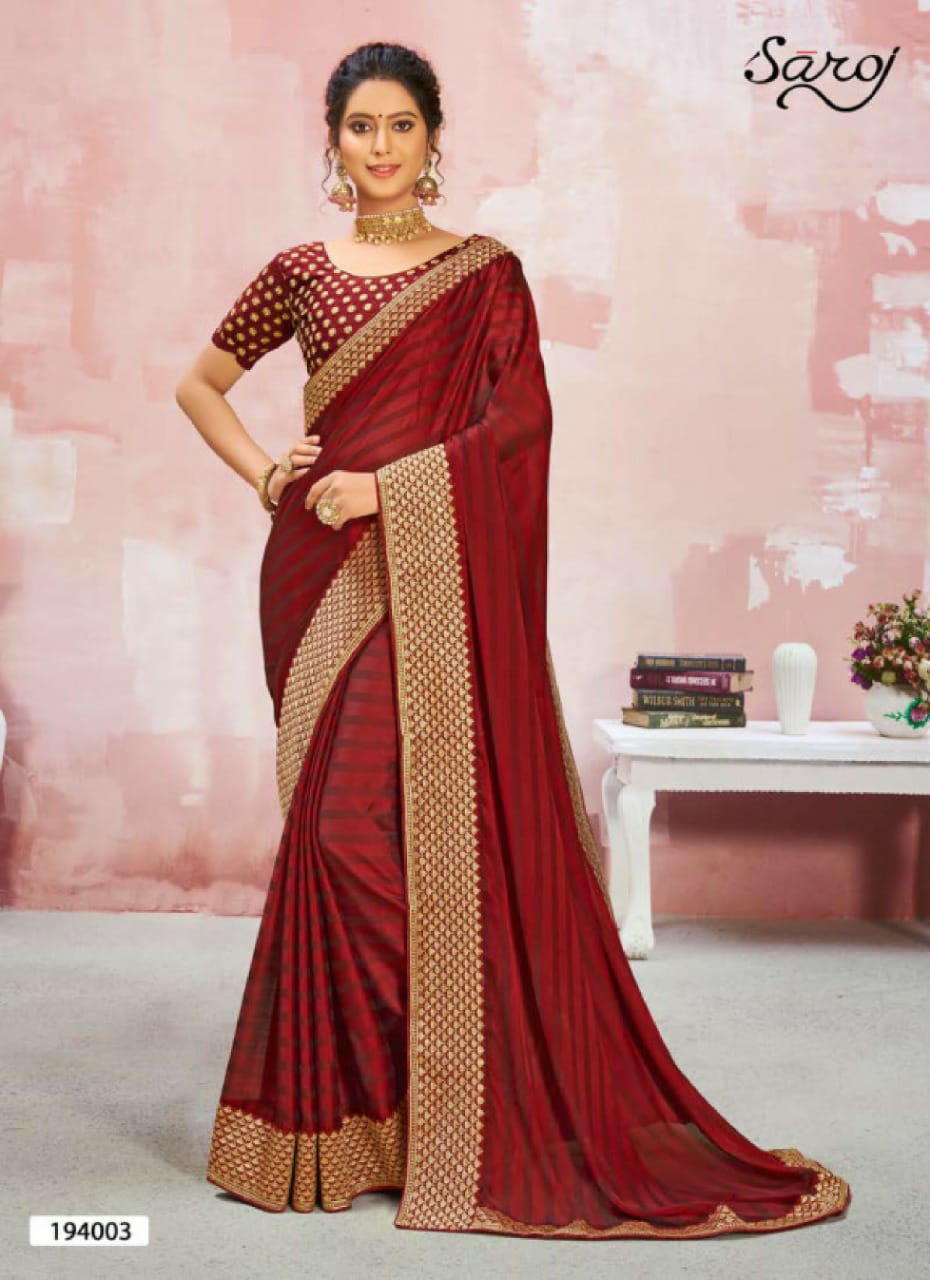 saroj mishri weightless gorgeous look saree catalog