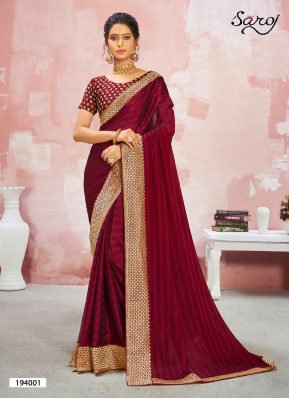 saroj mishri weightless gorgeous look saree catalog