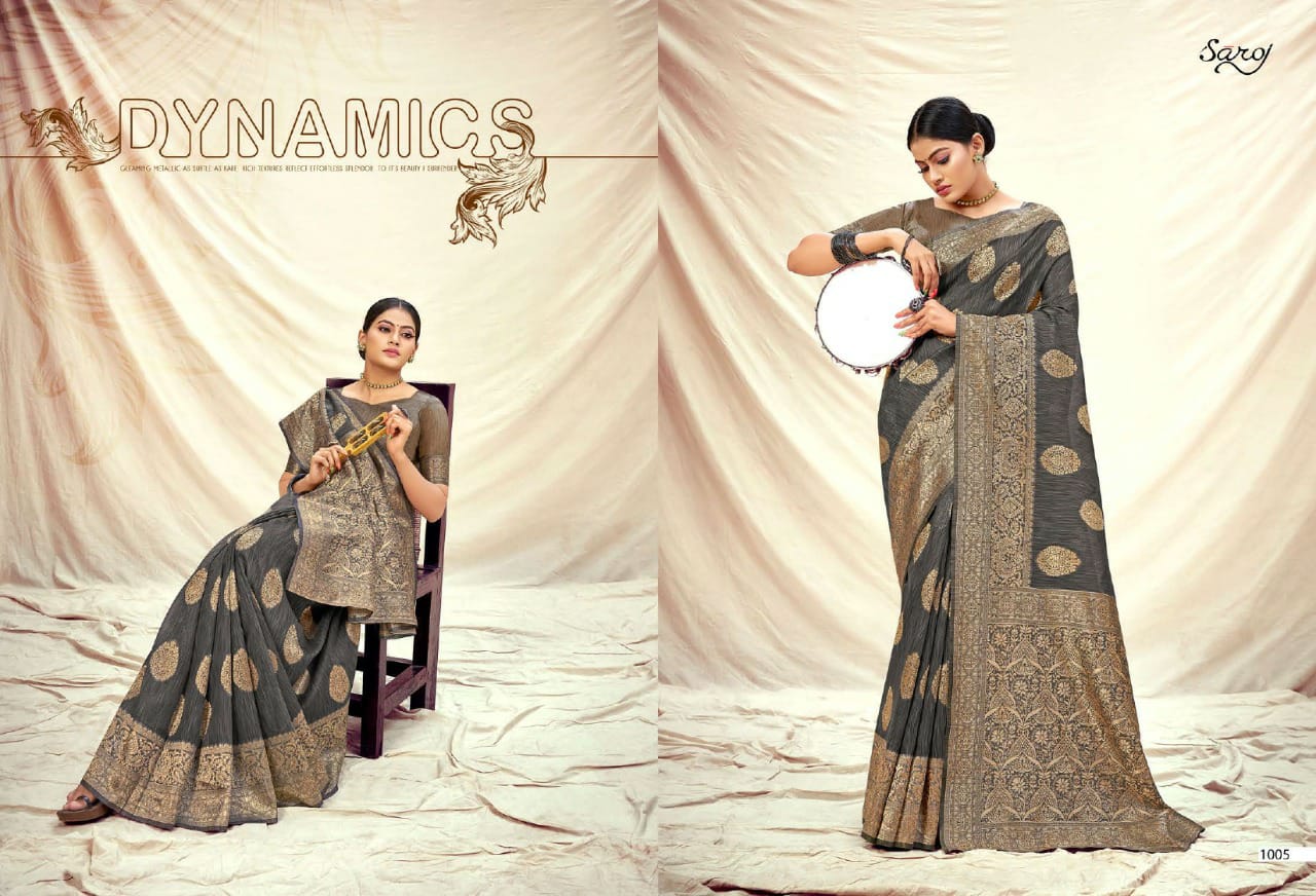 saroj sofia banarsi silk elegant look saree catalog