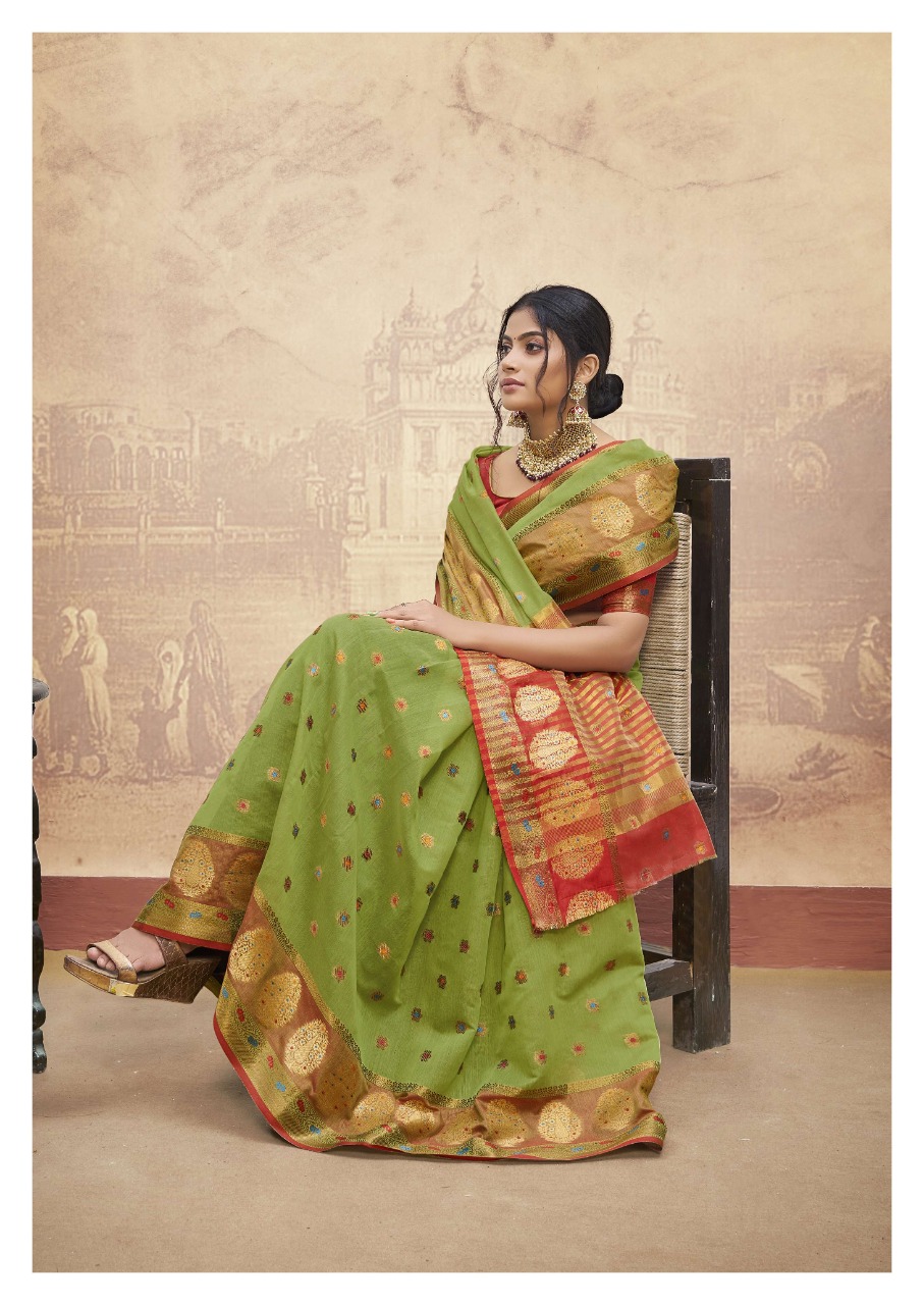 shakunt weaves anupriya cotton  elegant saree catalog