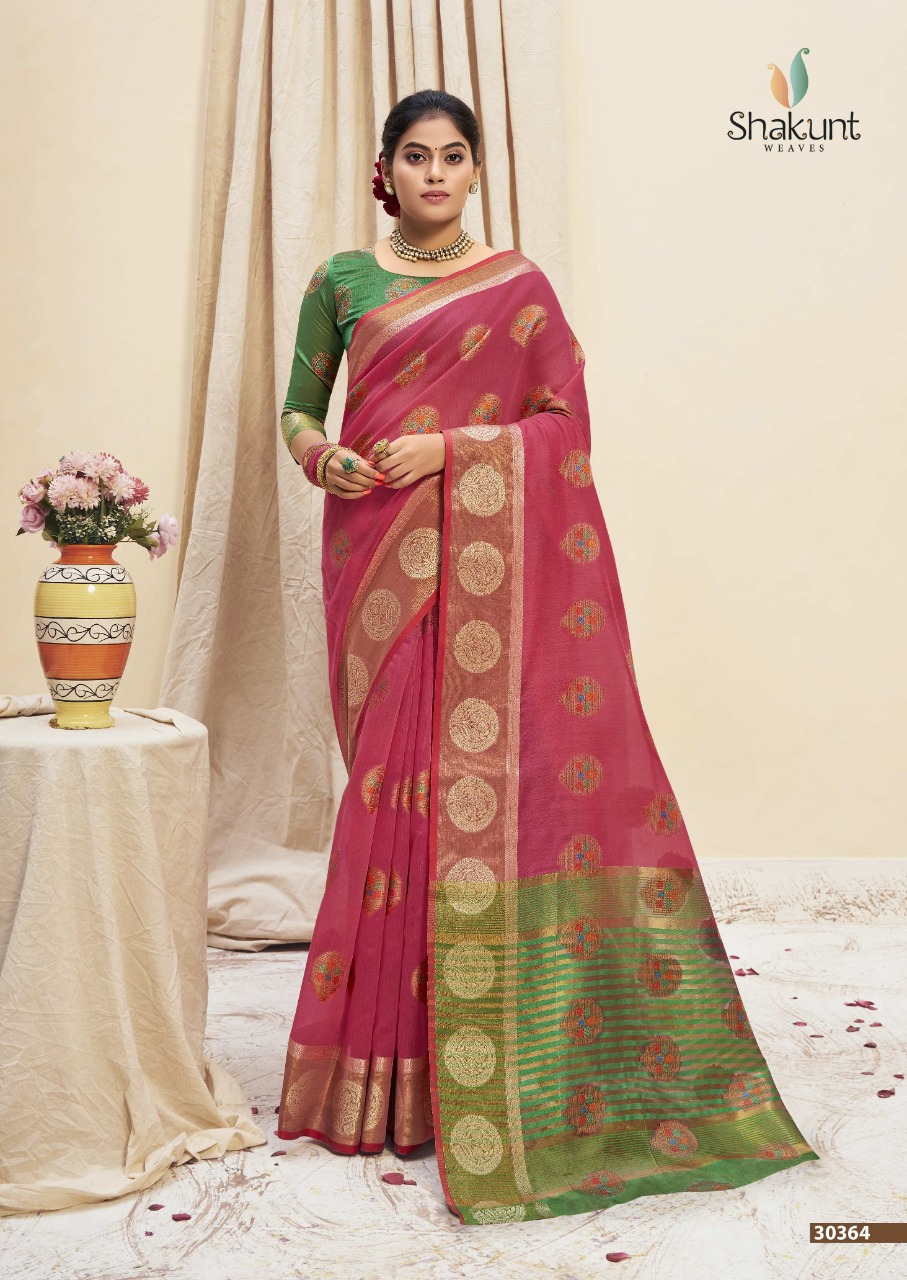 shakunt weaves jayavanti cotton graceful look saree catalog