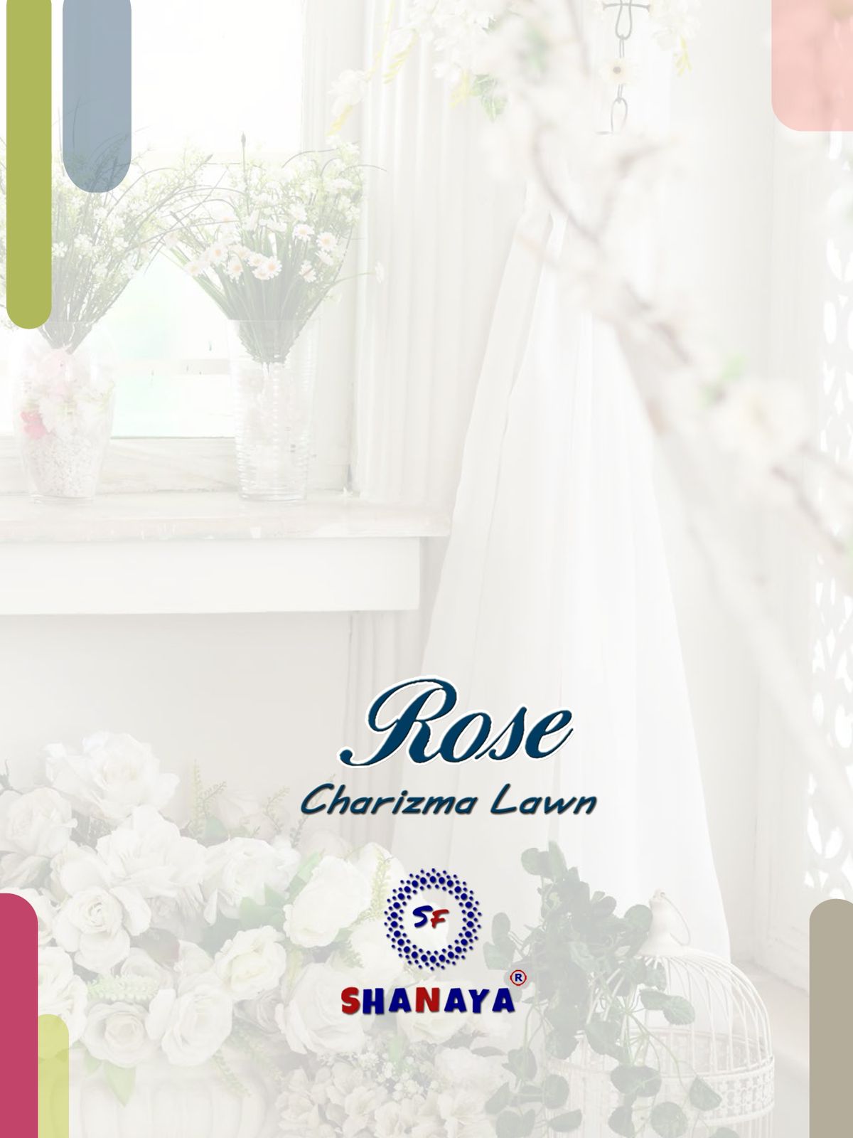 shanaya rose charizma lawn lawn decent embroidary look salwar suit catalog