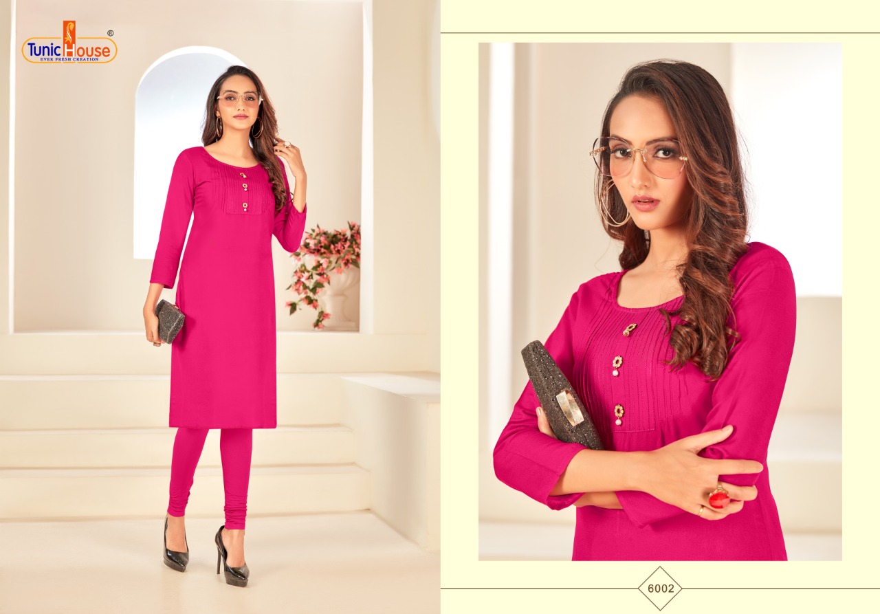 tunic house nice girl viscous classic trendy look kurti catalog