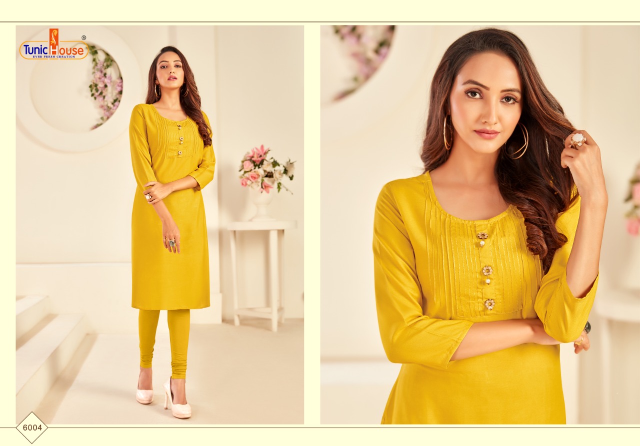 tunic house nice girl viscous classic trendy look kurti catalog