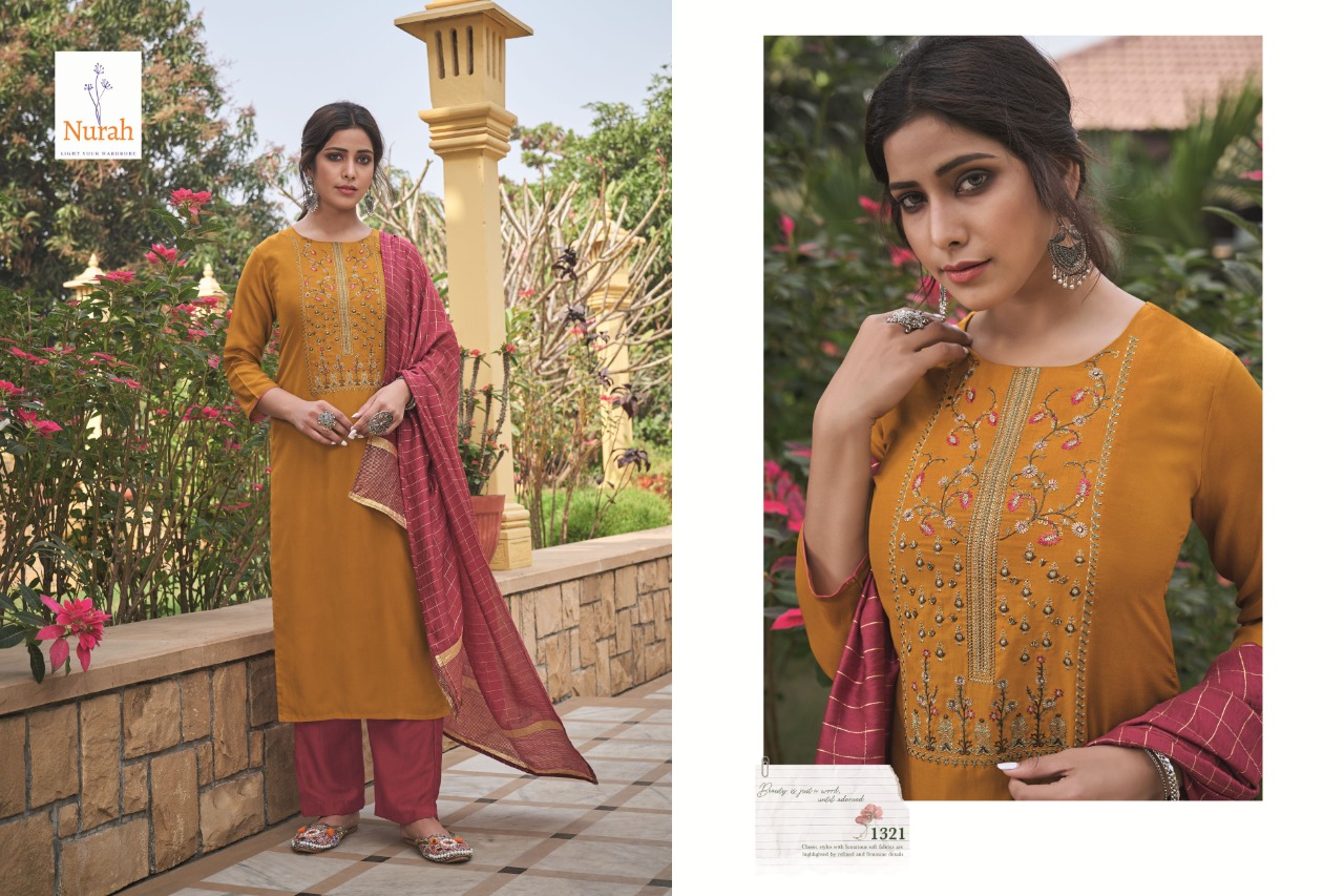 tunic house nikunj nx chinnon gorgeous look top with bottom and dupatta catalog