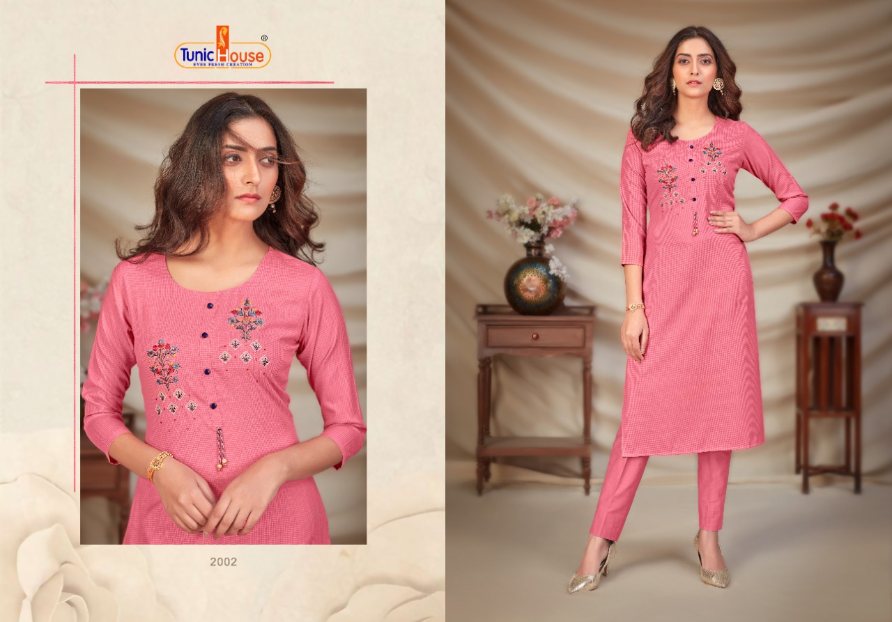 tunic house norja 3 viscouse graceful look kurti catalog