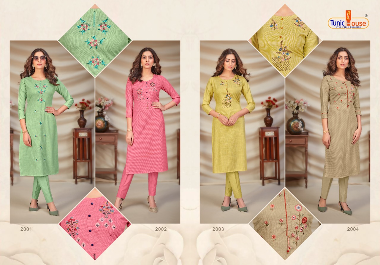 tunic house norja 3 viscouse graceful look kurti catalog