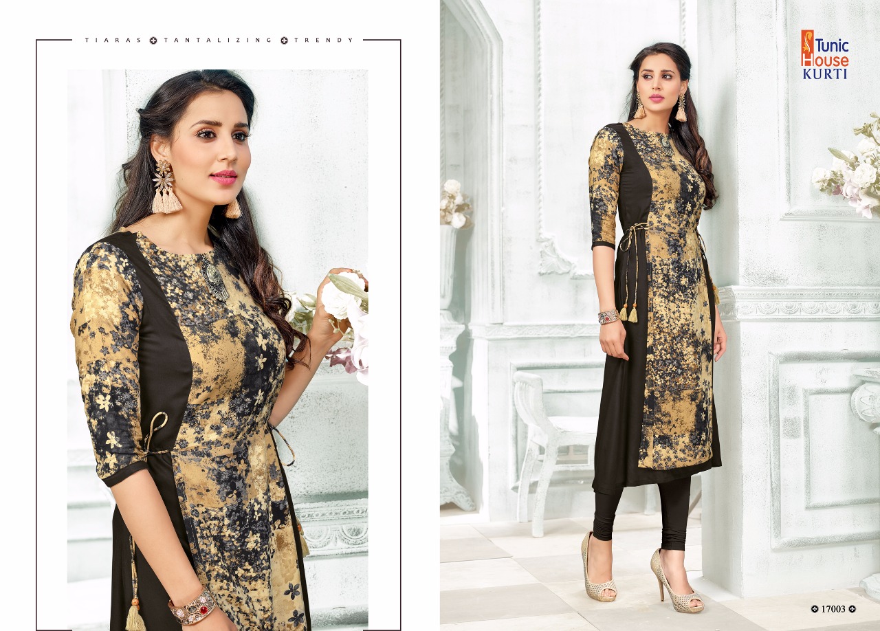 tunic house rukhshar vol 1 viscose  graceful look kurti catalog