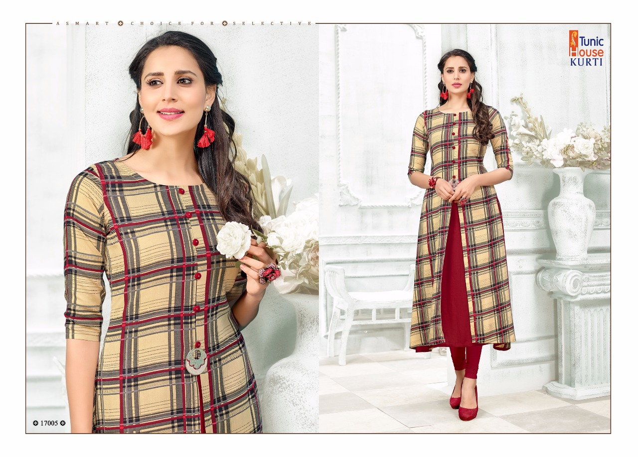 tunic house rukhshar vol 1 viscose  graceful look kurti catalog