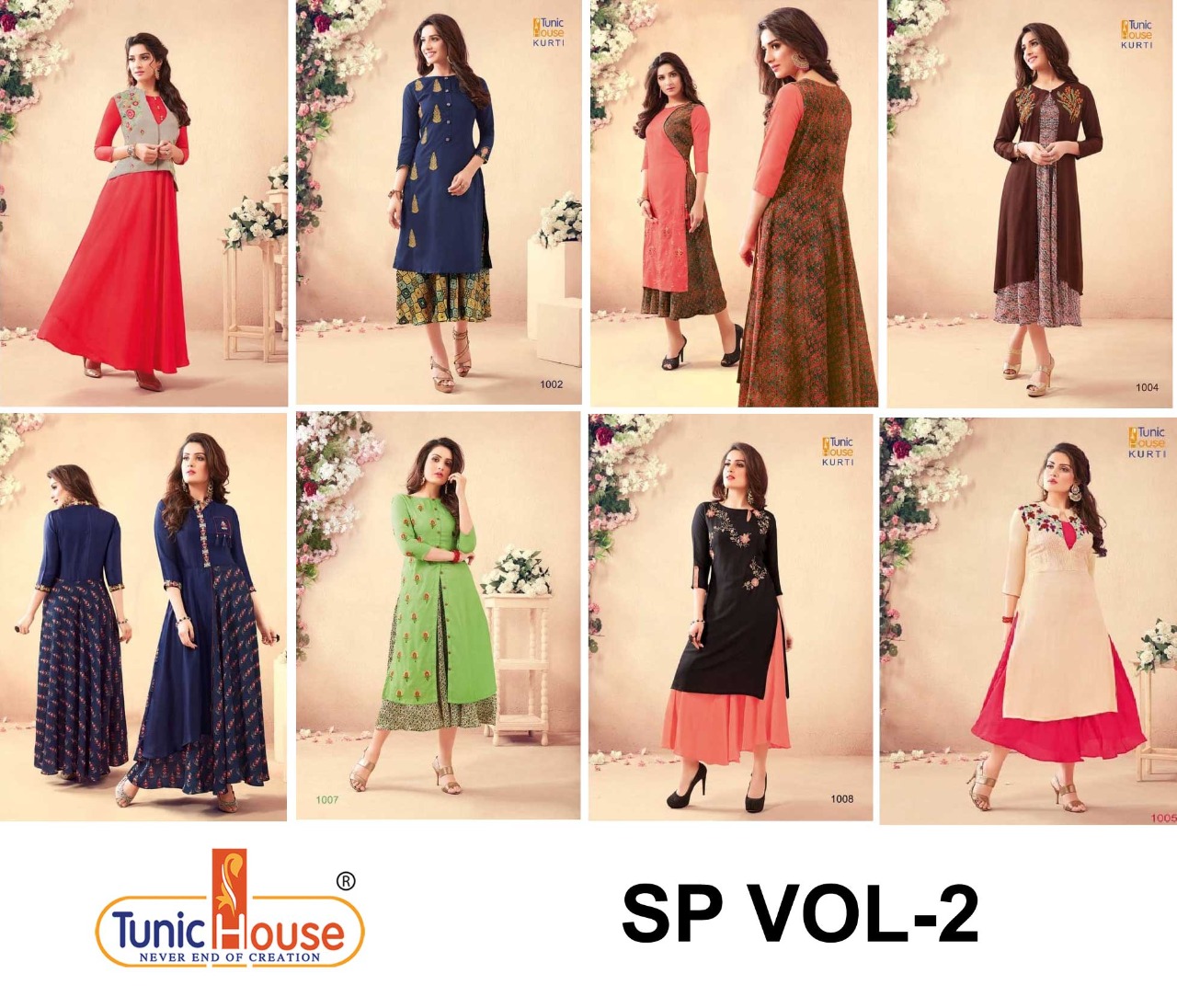 tunic house sp vol 2 decent look kurti catalog