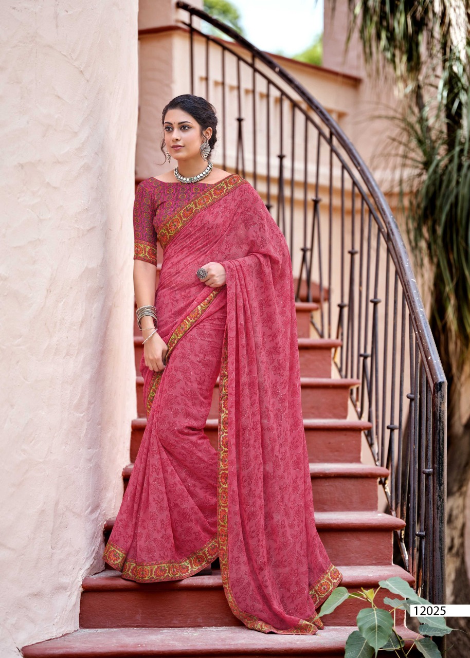 vallabhi prints tasleen 2  georgget graceful look saree catalog