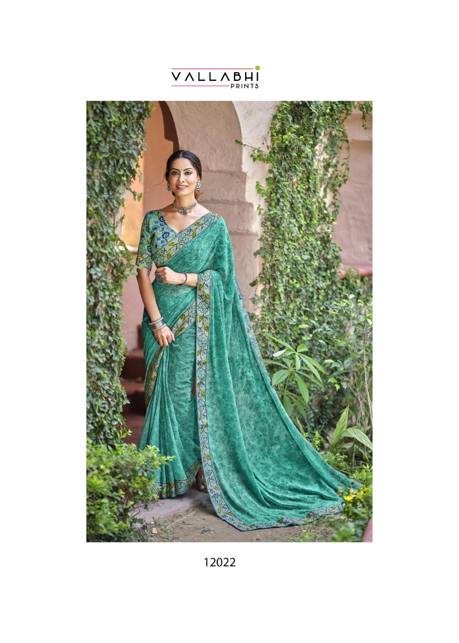 vallabhi prints tasleen 2  georgget graceful look saree catalog