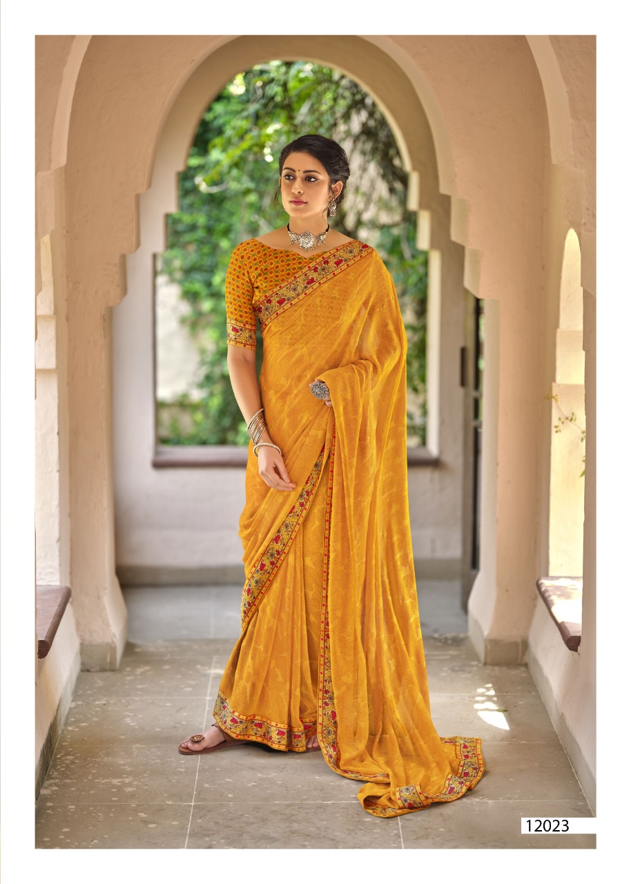 vallabhi prints tasleen 2  georgget graceful look saree catalog