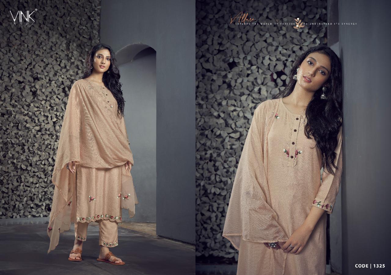 vink ivy viscose new and modern style kurta with pant and dupatta catalog