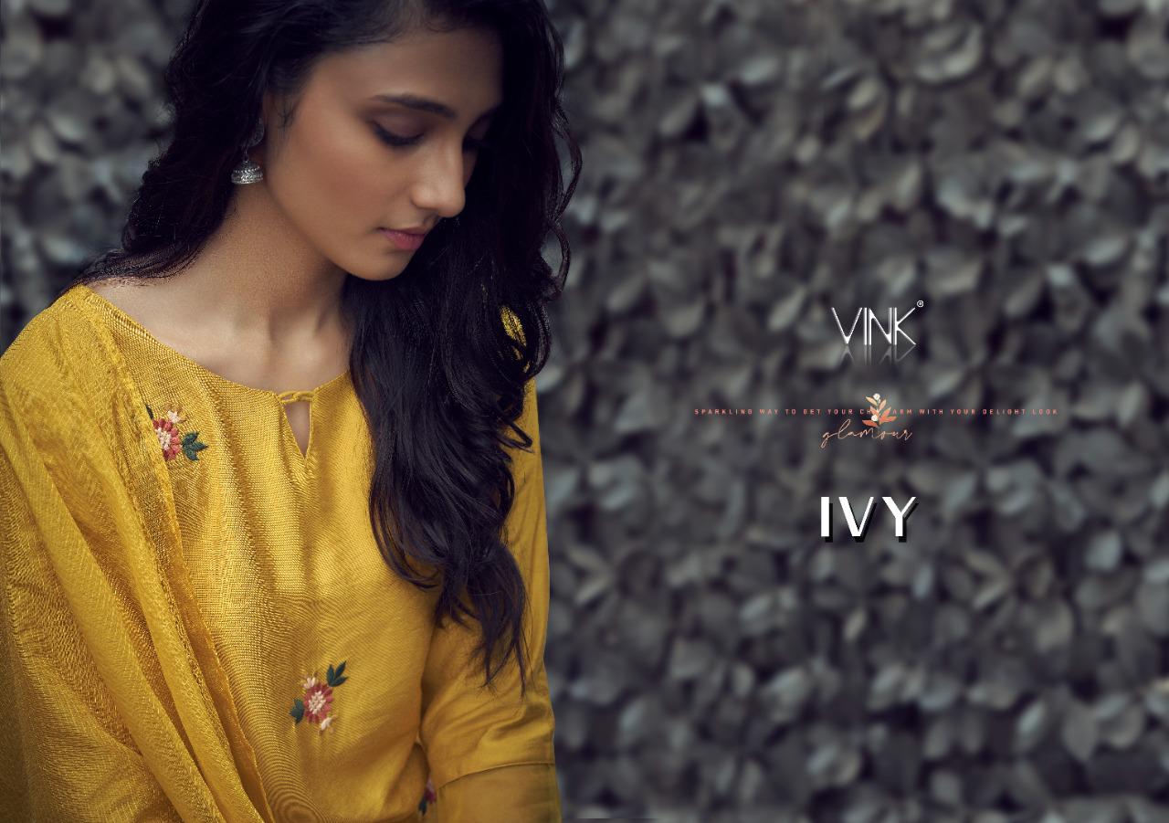 vink ivy viscose new and modern style kurta with pant and dupatta catalog