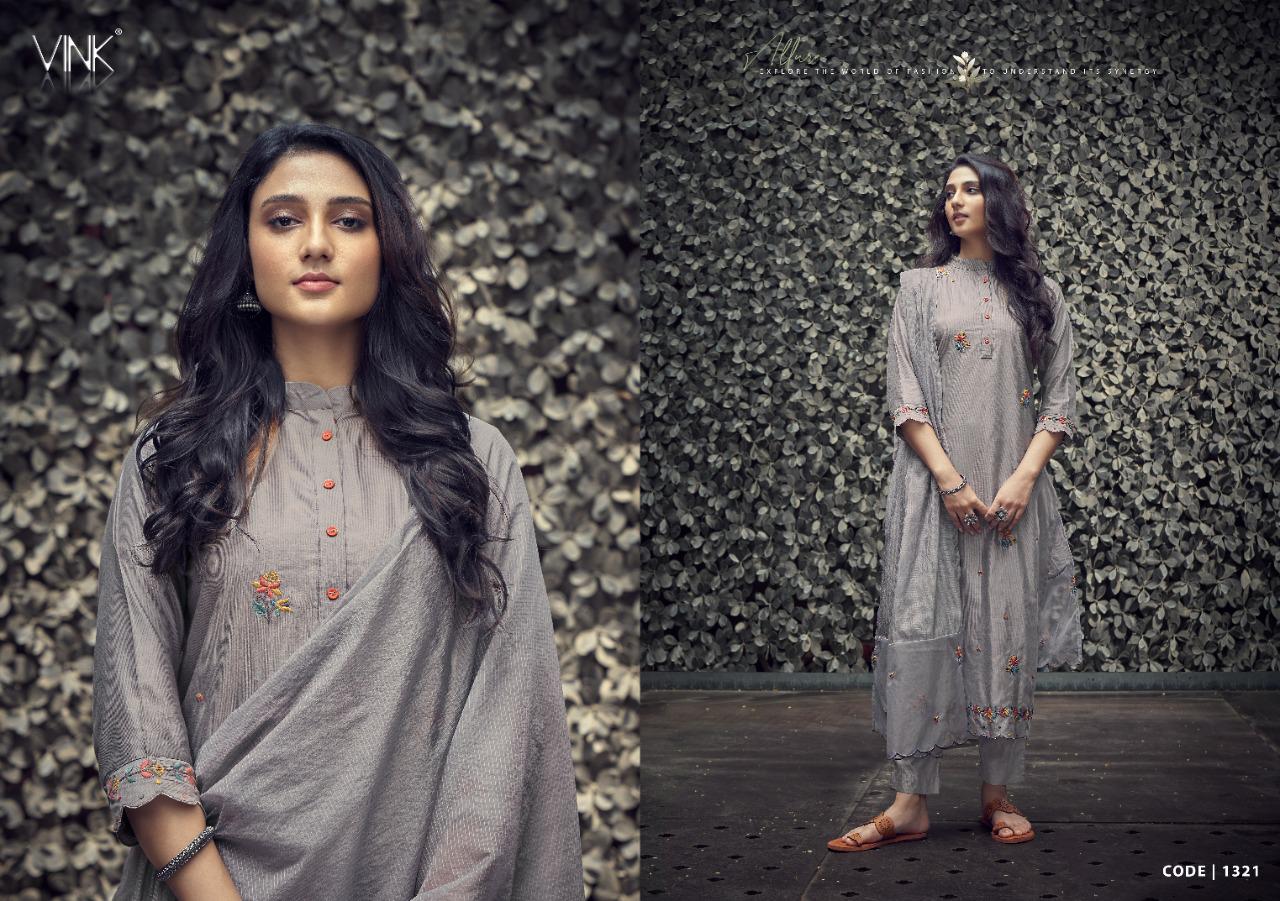 vink ivy viscose new and modern style kurta with pant and dupatta catalog