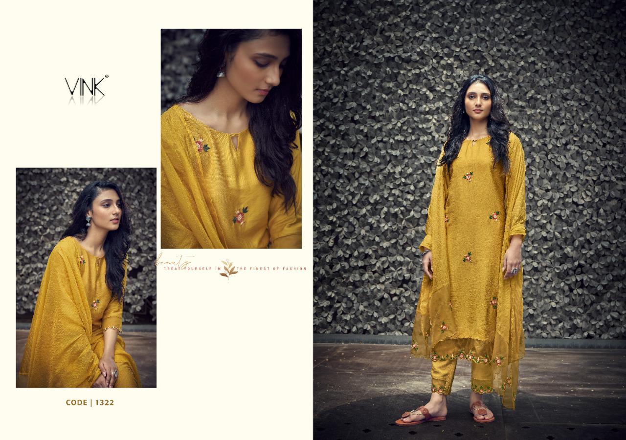 vink ivy viscose new and modern style kurta with pant and dupatta catalog