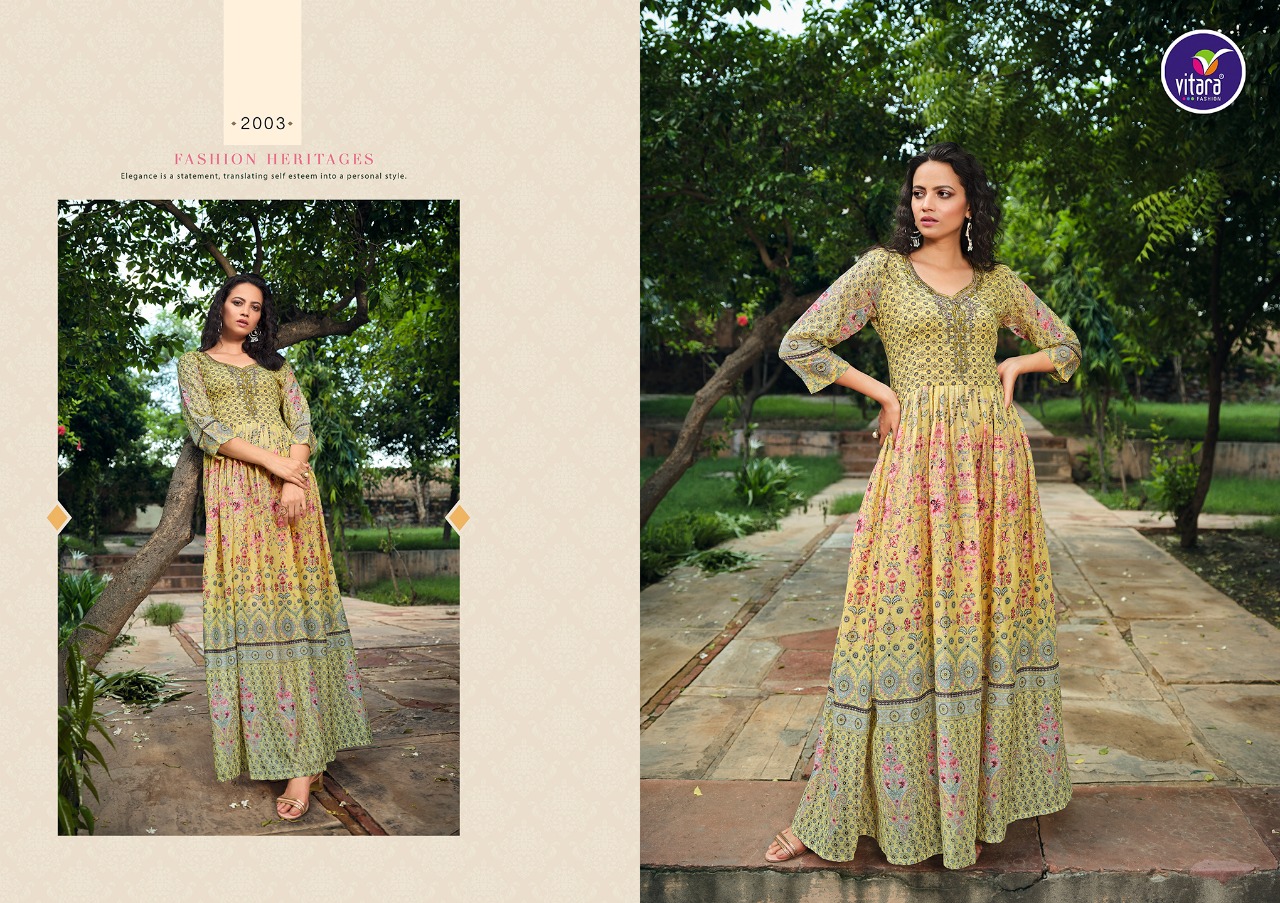 vitara fashion mulmul pure lawn innovative style kurti catalog