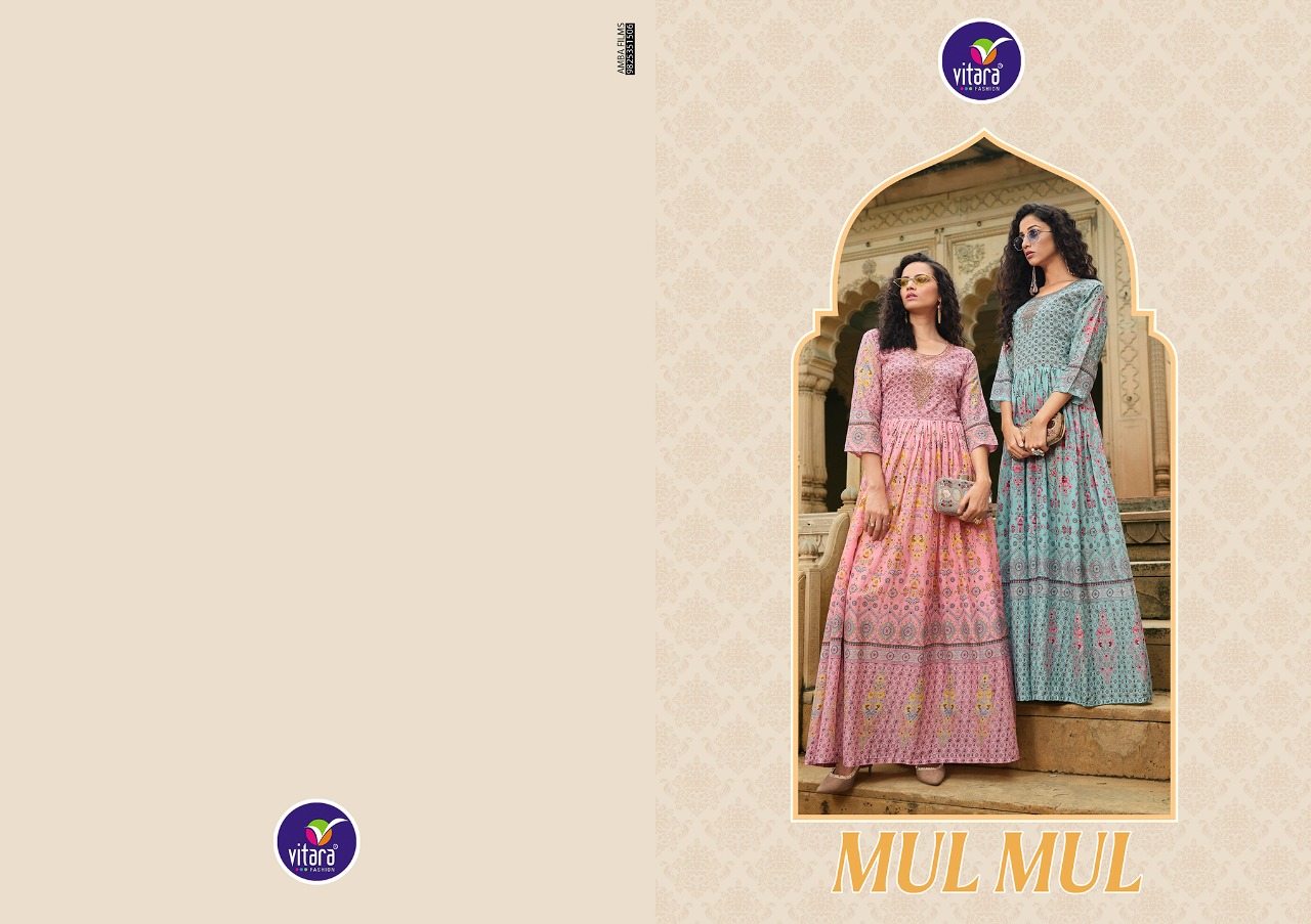 vitara fashion mulmul pure lawn innovative style kurti catalog