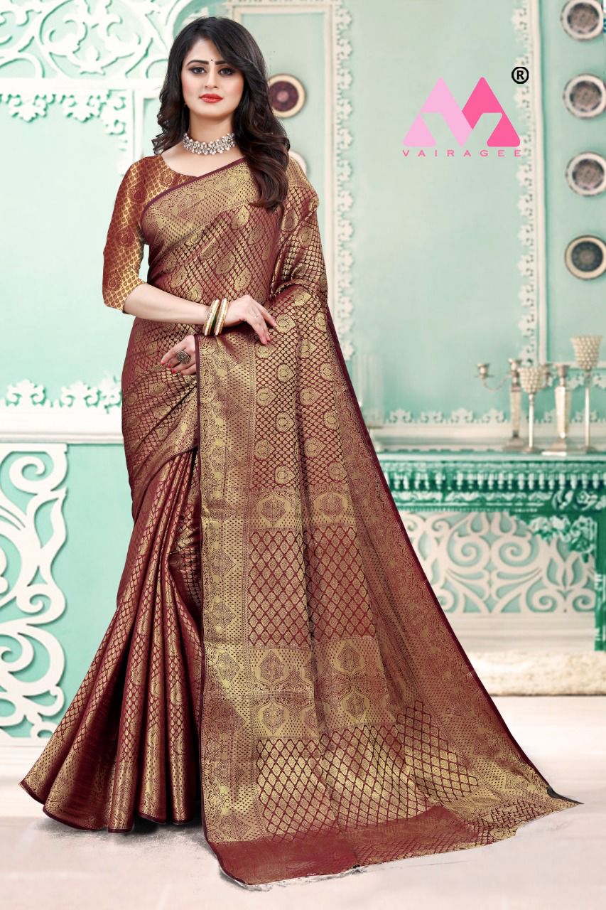 vivera internation zarina 7 silk regal look saree catalog