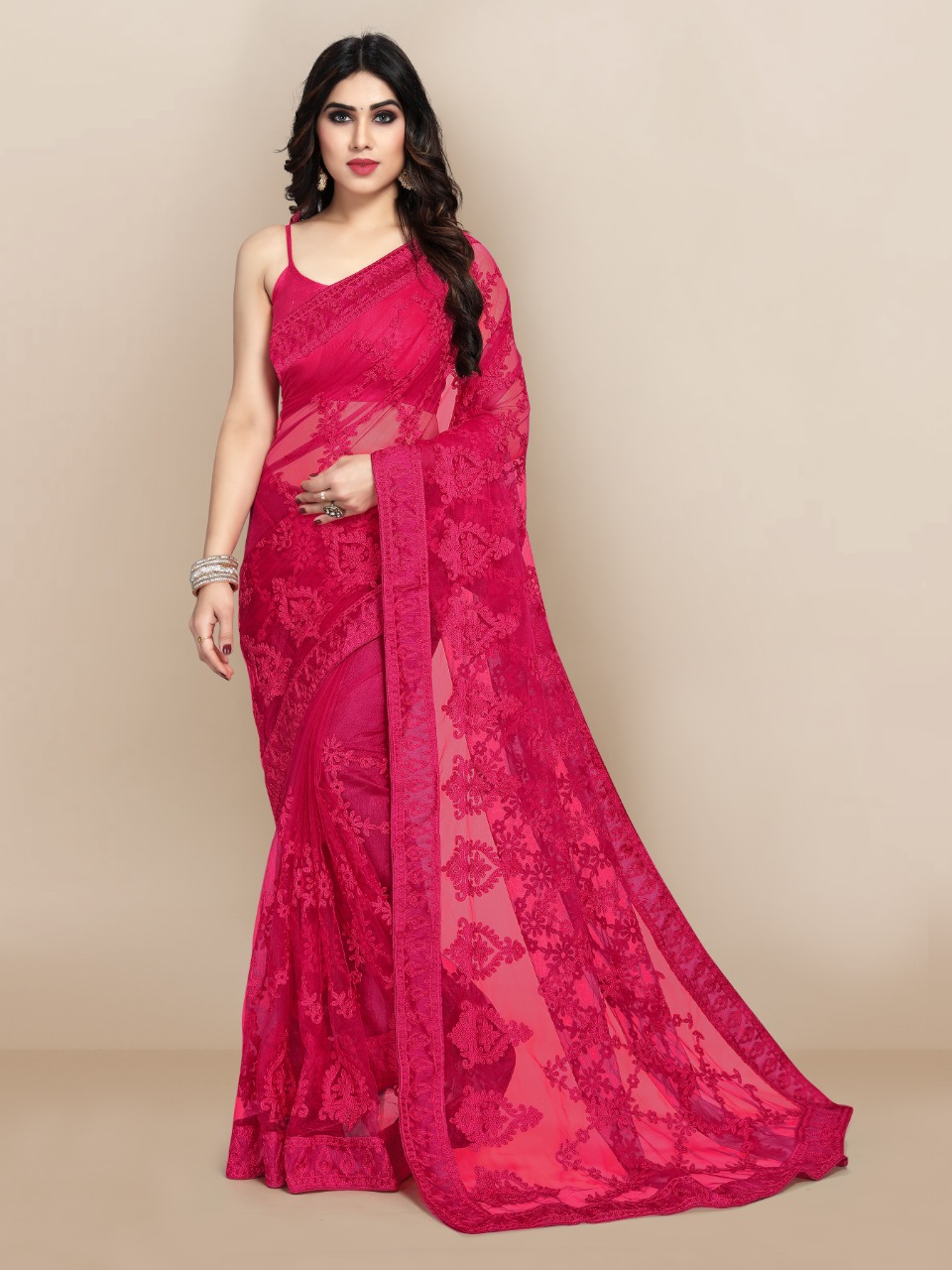 vivera international Dabangg 8 soft net gorgeous look saree catalog