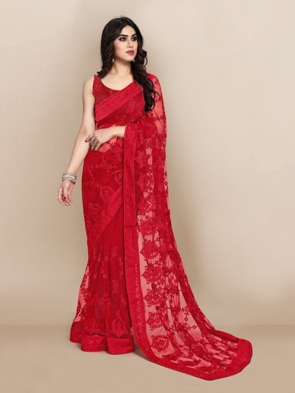 vivera international Dabangg 8 soft net gorgeous look saree catalog