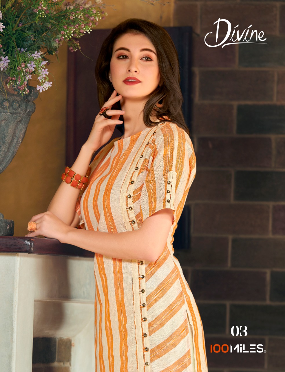 100 miles divine designer at affordabale price kurti catalog