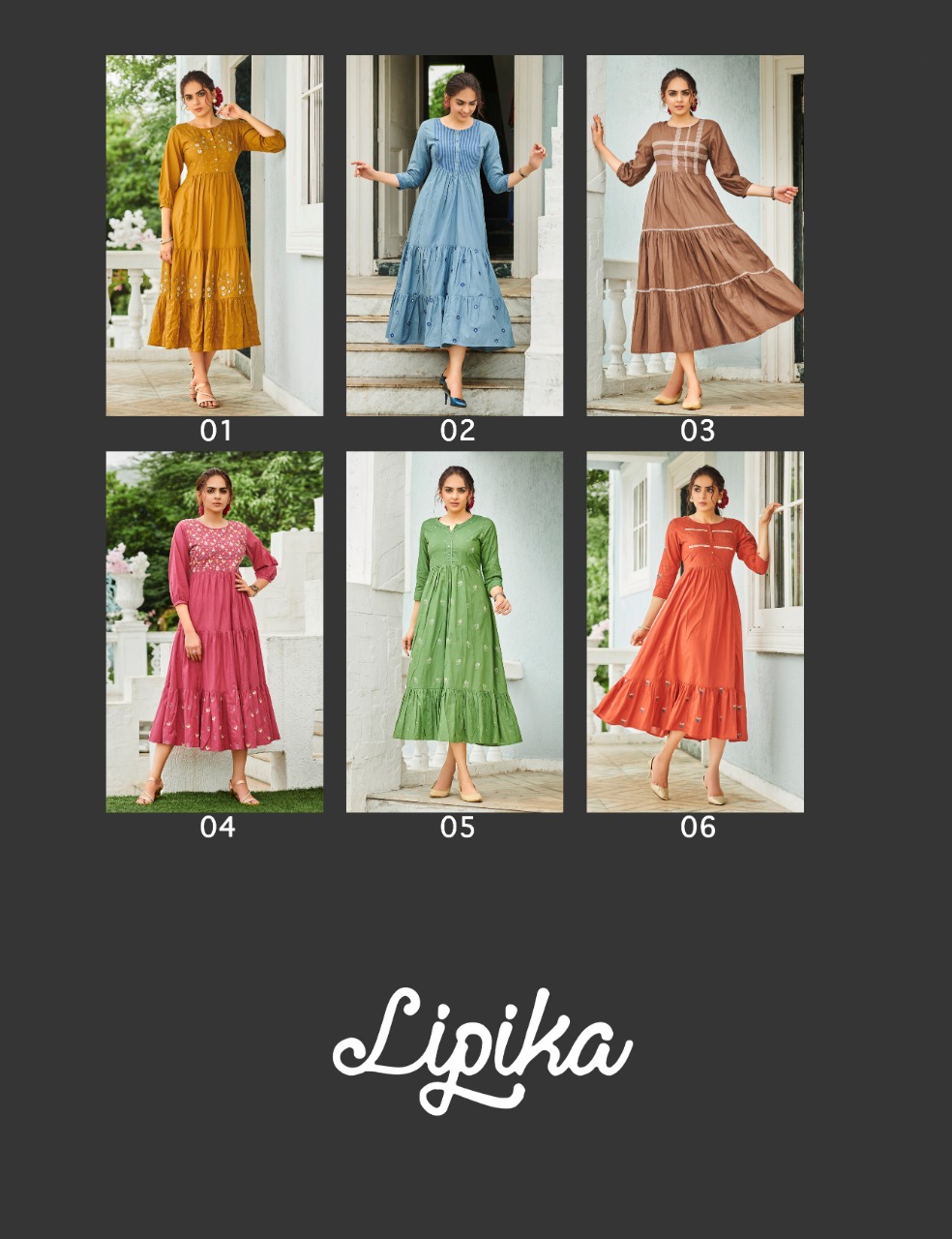 100 Miles lipika cotton authentic fabric kurti catalog