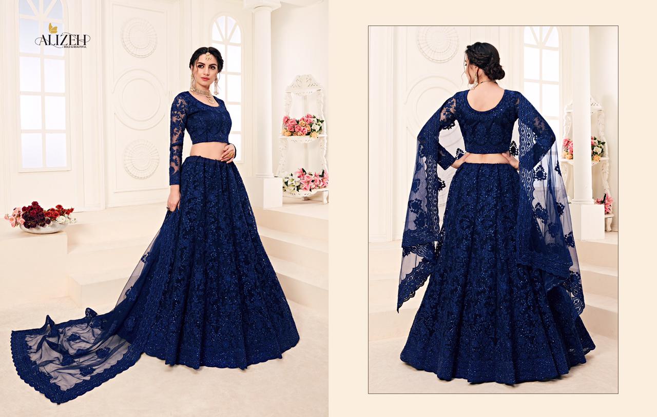 alizeh adorable net  grandeur lehenga catalog