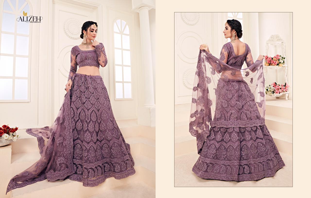 alizeh adorable net  grandeur lehenga catalog