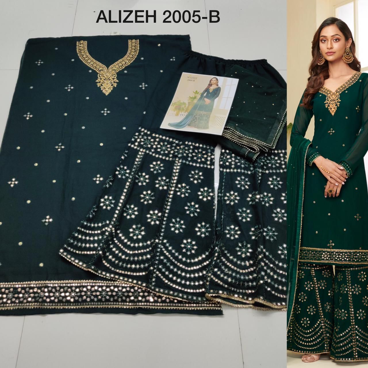 alizeh zaida vol 4 georgette astonishing look salwar suit catalog