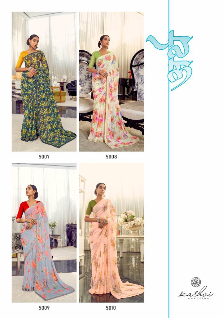 lt kashvi creation arth Weightless elegant print saree catalog