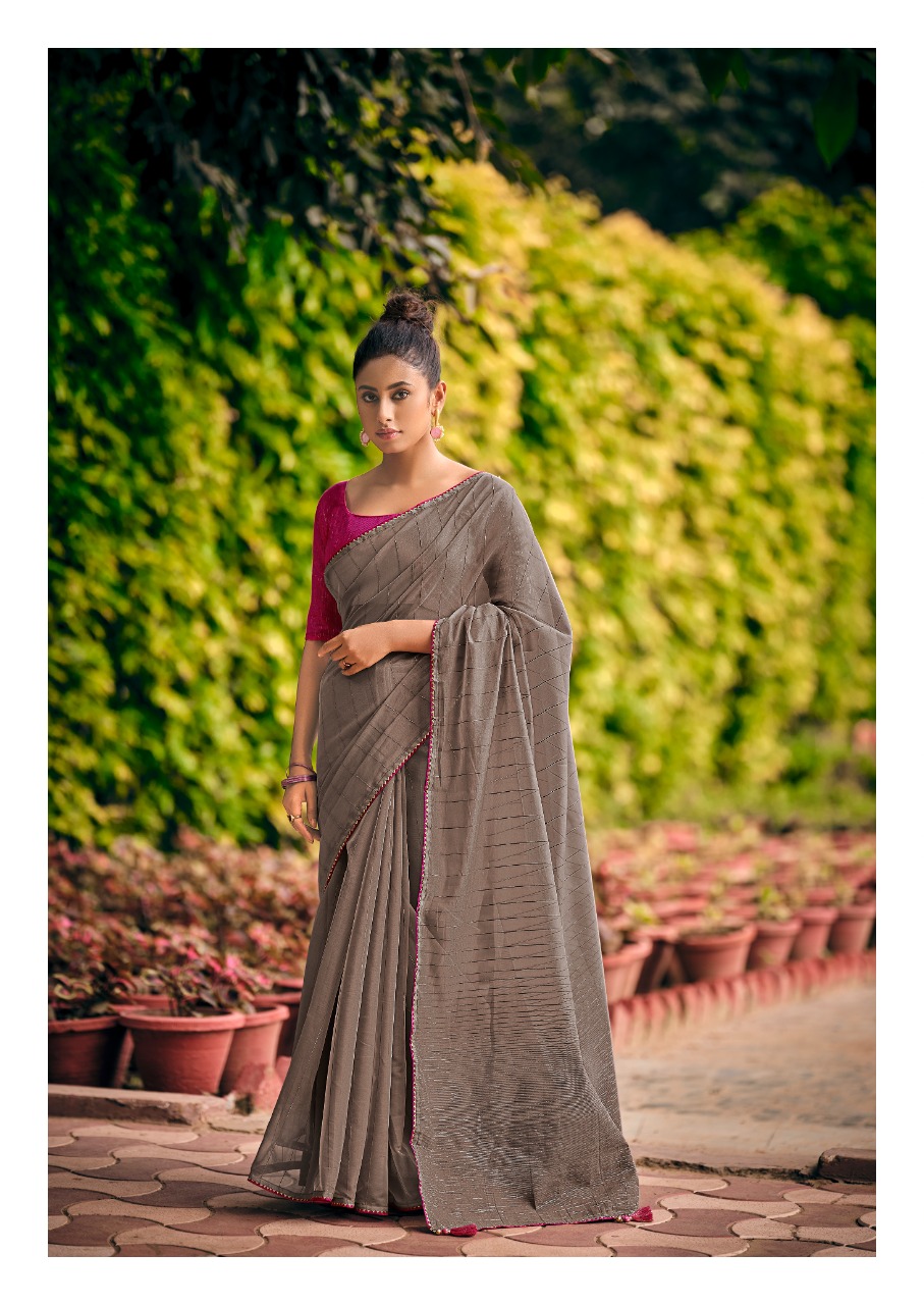 lt vedika organza exclusive look saree catalog