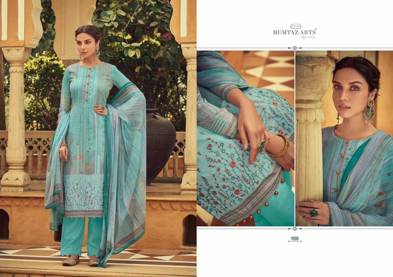 Mumtaz arts taabir  Jam Satin attractive look salwar suit catalog