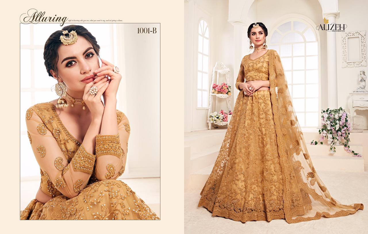 alizeh adorable net  grandeur lehenga catalog