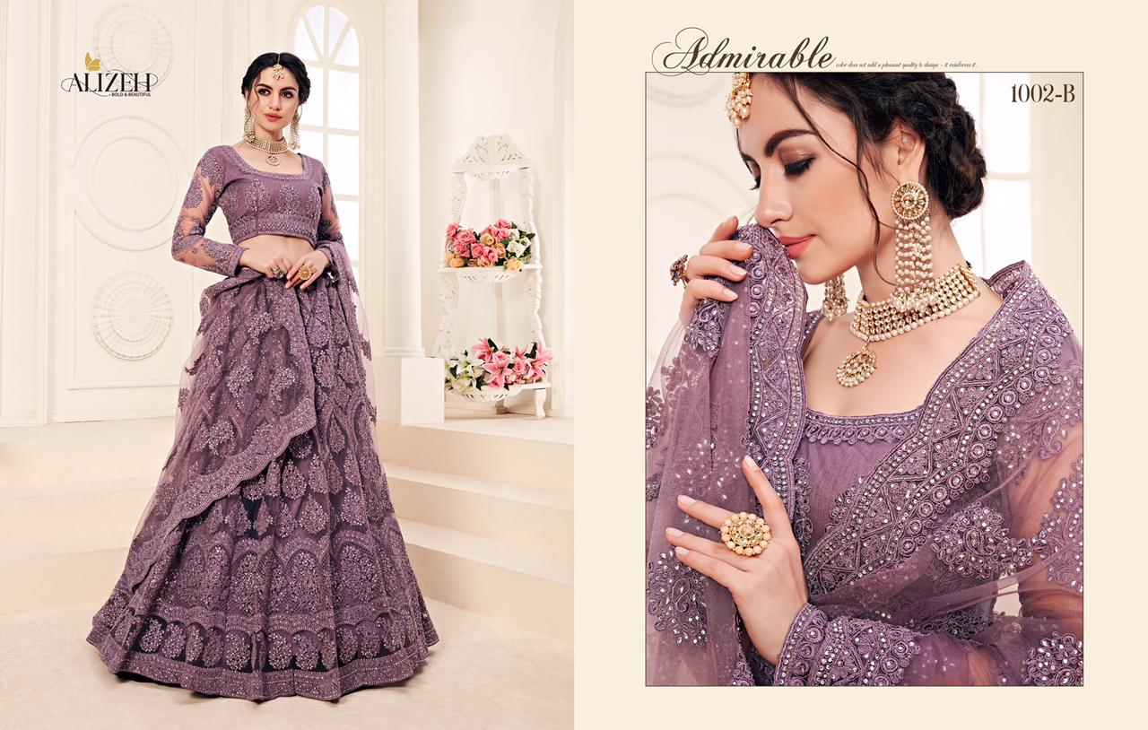 alizeh adorable net  grandeur lehenga catalog