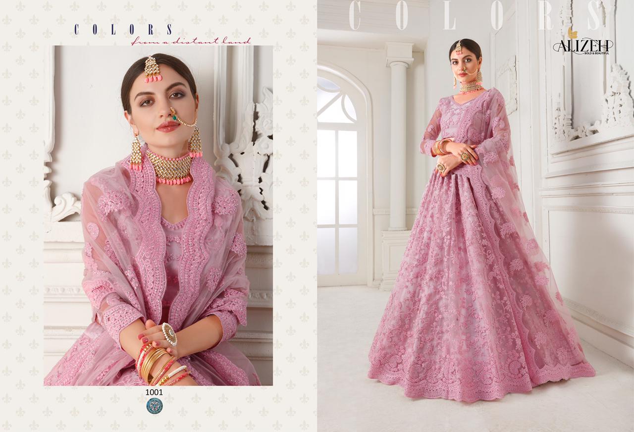 alizeh adorable net  grandeur lehenga catalog