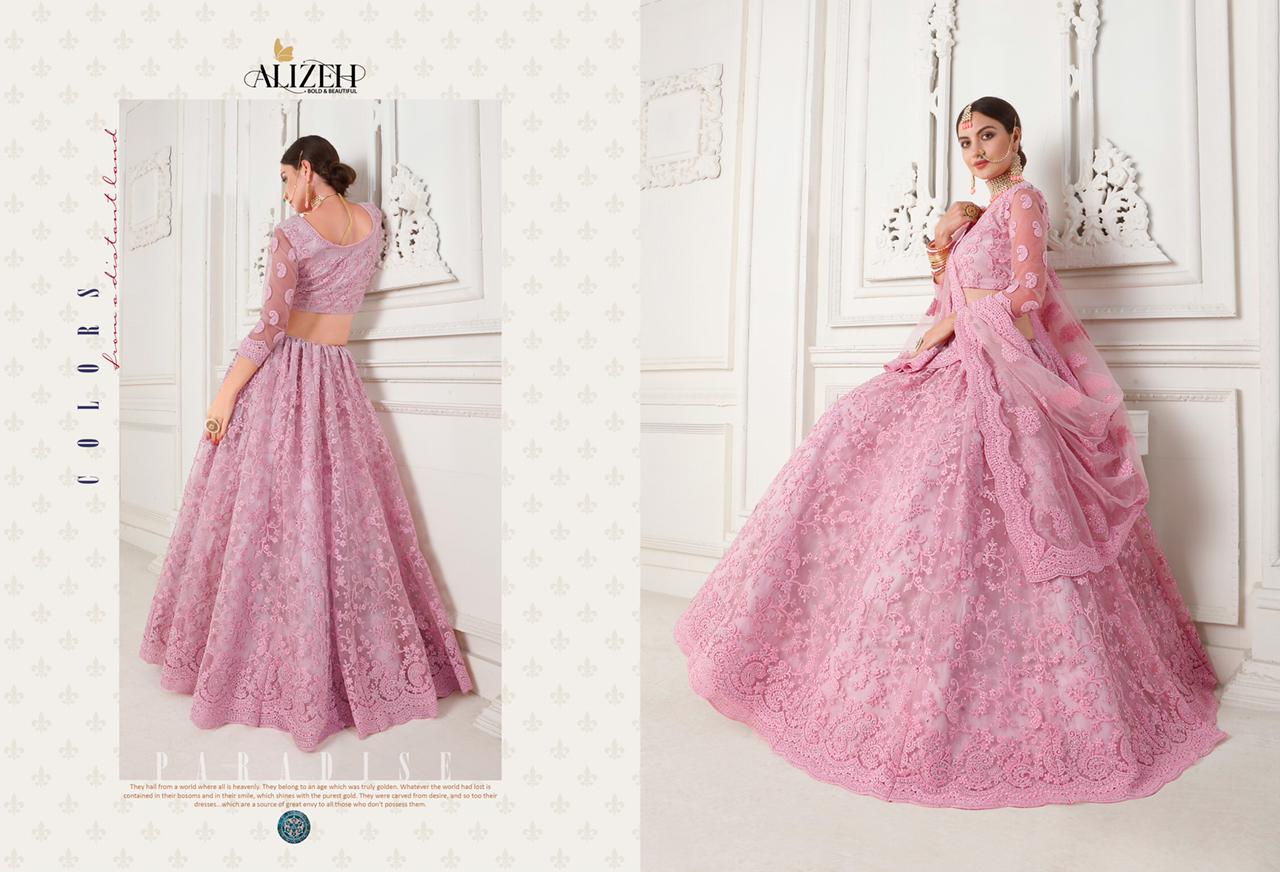 alizeh adorable net  grandeur lehenga catalog