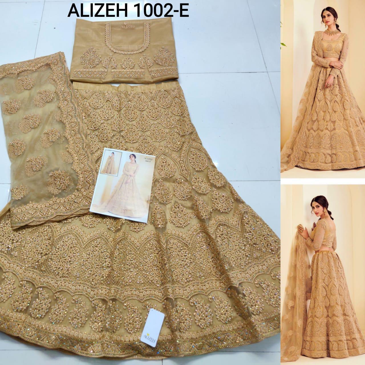 Alizeh the white bride net grandeur lehenga catalog