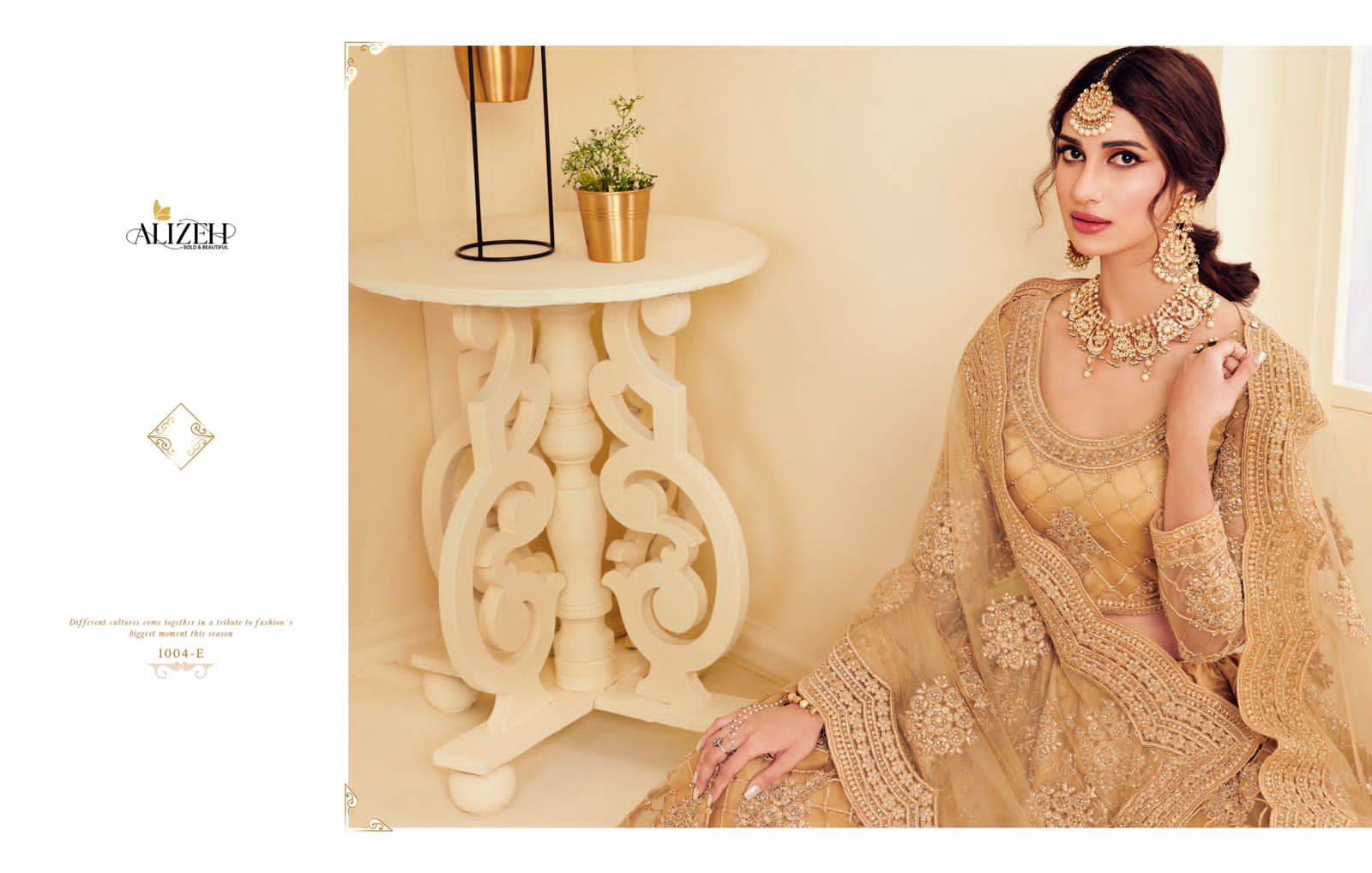 Alizeh the white bride net grandeur lehenga catalog