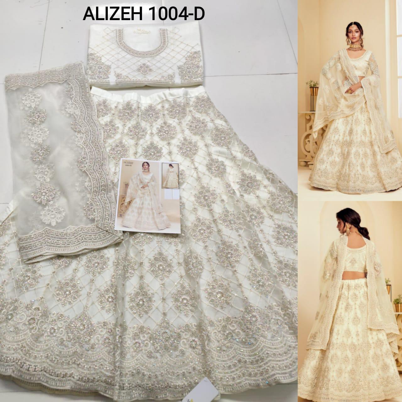 Alizeh the white bride net grandeur lehenga catalog